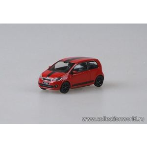 масштабные модели автомобиля SKODA Citigo 2012 красная. 1 43