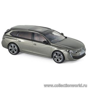 масштабная модель PEUGEOT 508 SW GT 2018 Amazonite Grey 1 43