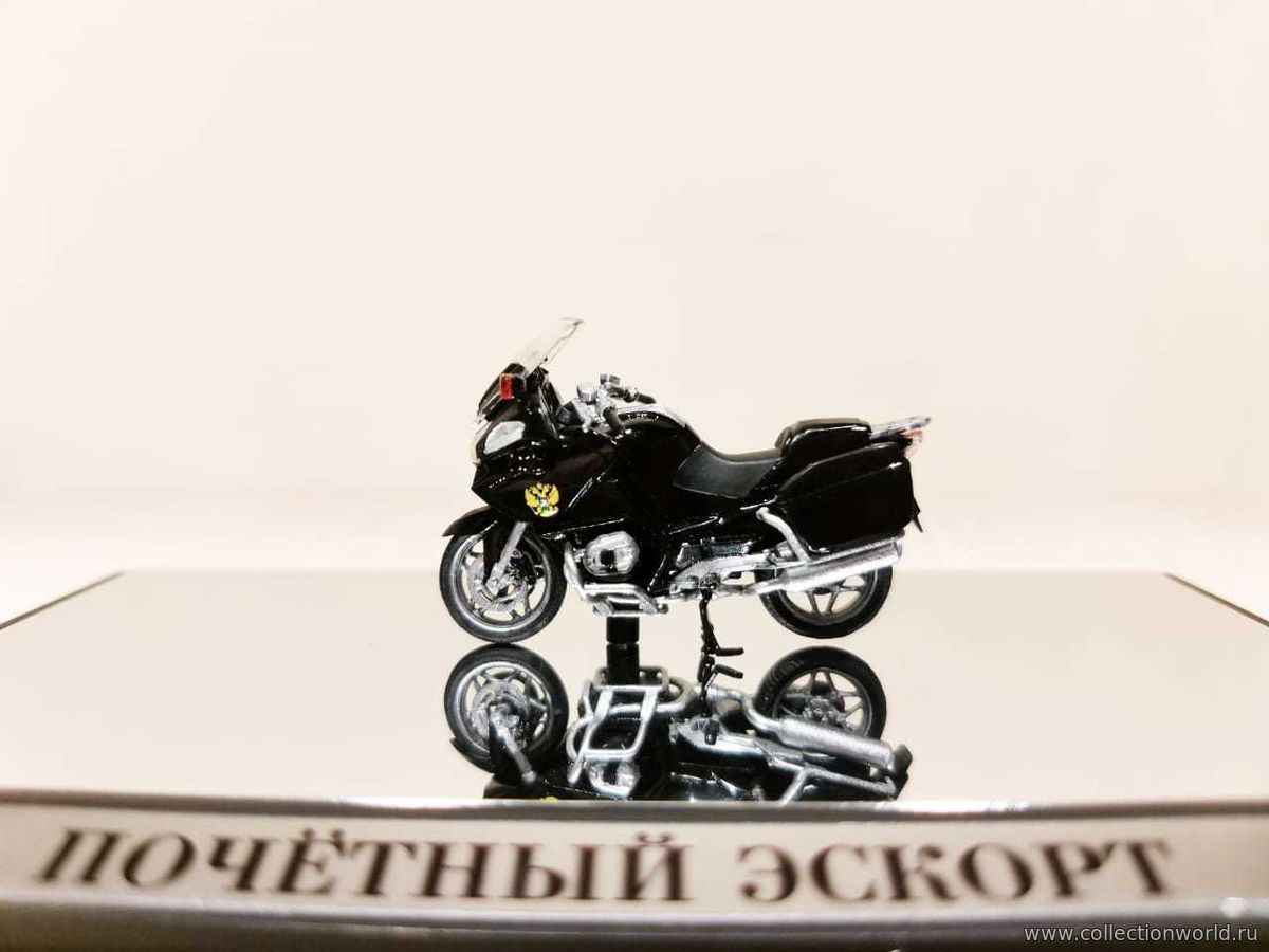 BMW r1200rt ФСО. Мотоцикл Почётный Экорт 1:43. Минимир 1/43. Фирма Минимир модели фигурок купить.