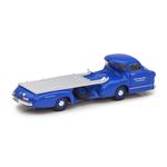 масштабная модель MERCEDES-BENZ BLUE WONDER RACING-CAR TRANSPORTER 1955 1 43