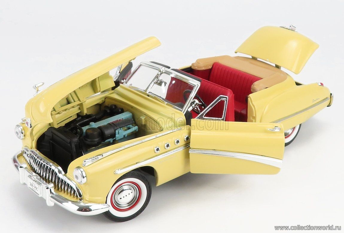 Модель 1 18 Buick Roadmaster Convertible 1949 машина Чарли Бэббитт из к/ф Человек  дождя цена 7800 руб.