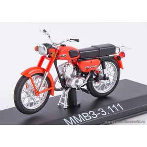 модель мотоцикла ММВЗ-3.111 в масштабе 1 24