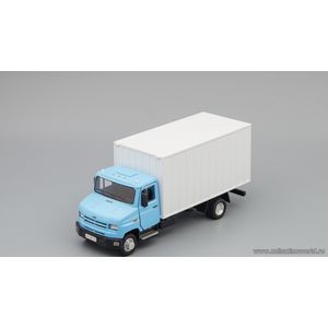 модель грузовика ЗИЛ 5301 Бычок, голубой / белый в масштабе 1 43