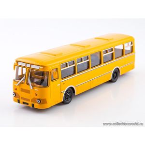 Журнал с вложением 1/43 Автобус-677М желтый Выпуск #8