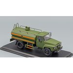 масштабная модель DONGFENG 140 series fuel tank truck khaki 1 43