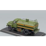 масштабная модель DONGFENG 140 series fuel tank truck khaki 1 43