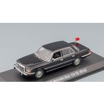 масштабная модель Mercedes-Benz 450 SEL W116 1977 черный из к/ф Рокки IV 1 43