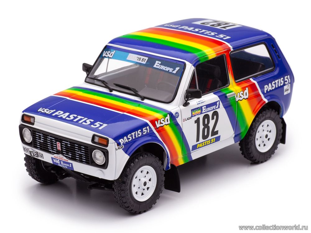 ВАЗ-2121 НИВА 1984 Paris-Dakar Jabouille/Sardou #182