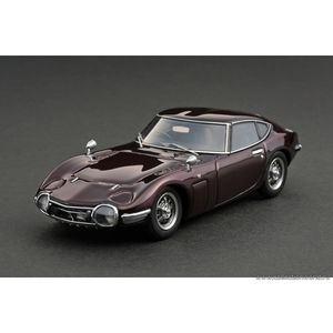 масштабные модели автомобиля TOYOTA 2000GT Maroon 1 43