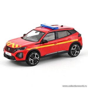 масштабная модель Peugeot 2008 пожарный 2024 1 43