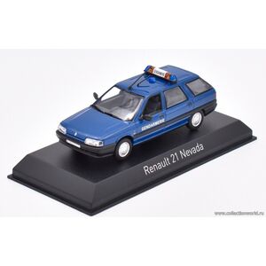 масштабные модели автомобиля Renault 21 Nevada Gendarmerie 1994 Полиция Франции 1 43