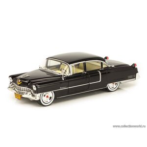 масштабные модели автомобиля Cadillac Fleetwood Series 60 Special 1955 черный из К/Ф Крёстный Отец 1 24
