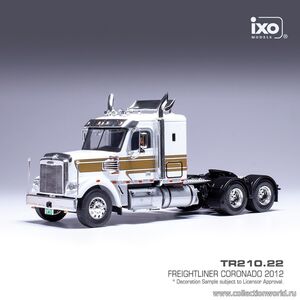масштабная модель Freightliner Coronado 2012 седельный тягач белый 1 43