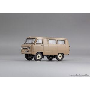 масштабные модели автомобиля УАЗ-450A, Ведомственный автобус, г. Ленинград, 1965 г. 1 43