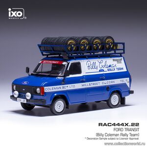 масштабная модель FORD Transit MK II техничка с багажником и колесами на крыше 1975 1 43