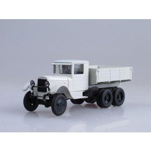 модель грузовика ЗИС 36 бортовой, Классик , белый в масштабе 1 43